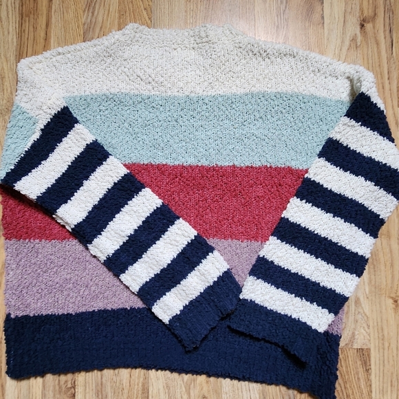 Adora Cozy Striped Sweater - Multicolor Size MEDIUM - Picture 6 of 6
